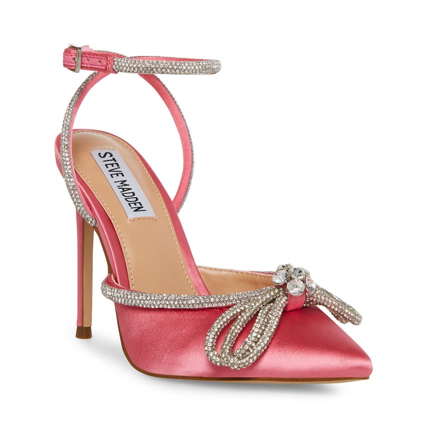 Pink Steve Madden Viable Women's Heels | PH 6873UJA